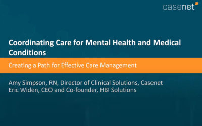 Webinar Recording: Coordinating Care For Mental Health And Medical Conditions